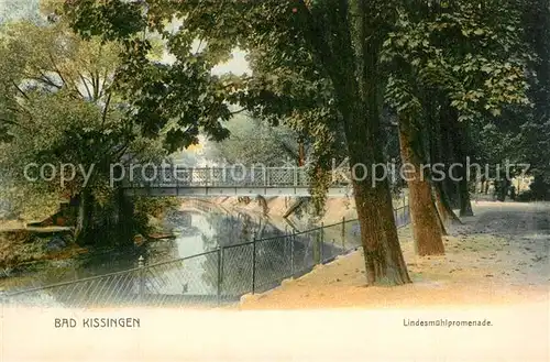 AK / Ansichtskarte Bad_Kissingen Lindesm?hlpromenade Bad_Kissingen