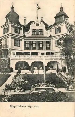 AK / Ansichtskarte Tegernsee Sengerschloss Tegernsee