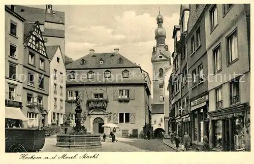 AK / Ansichtskarte Kochem Mosel Markt Kochem