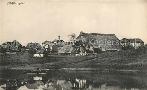 AK / Ansichtskarte Alt_Koenigsfeld_Schwarzwald Partie am Wasser Teilansicht 