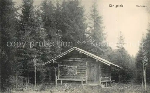 AK / Ansichtskarte Koenigsfeld_Schwarzwald Blockhaus Koenigsfeld Schwarzwald