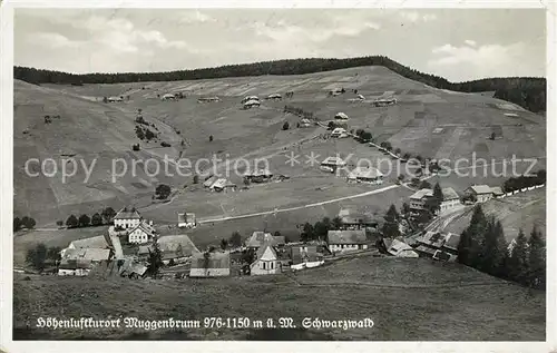 AK / Ansichtskarte Muggenbrunn Panorama Hoehenluftkurort im Schwarzwald Muggenbrunn