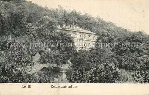 AK / Ansichtskarte Lahr_Baden Reichswaisenhaus Lahr_Baden