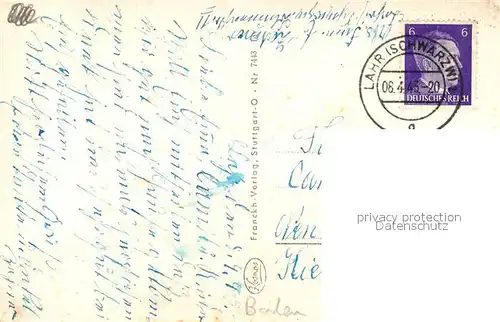 AK / Ansichtskarte Lahr_Baden Partie im Stadtpark Lahr_Baden