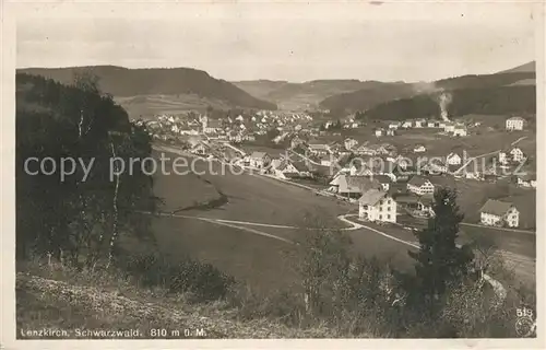 AK / Ansichtskarte Lenzkirch Panorama Schwarzwald Lenzkirch