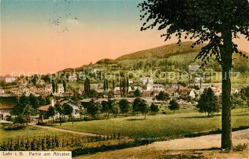 AK / Ansichtskarte Lahr_Baden Panorama Partie am Altvater Schwarzwald Lahr_Baden