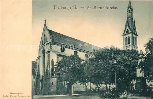AK / Ansichtskarte Freiburg_Breisgau St Martinskirche Freiburg Breisgau