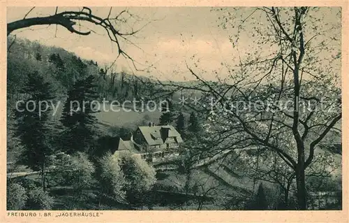 AK / Ansichtskarte Freiburg_Breisgau Jaegerhaeusle Baumbluete Schwarzwald Freiburg Breisgau