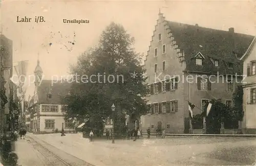 AK / Ansichtskarte Lahr_Baden Urteilsplatz Soldatenbrief Lahr_Baden