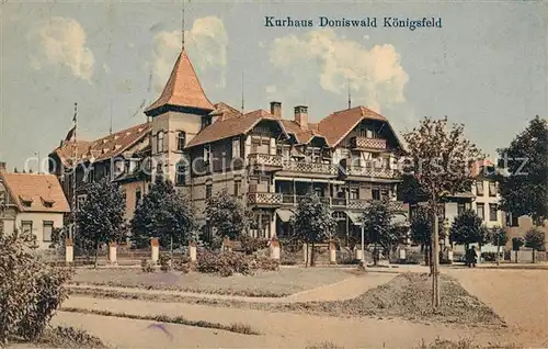 AK / Ansichtskarte Koenigsfeld_Schwarzwald Kurhaus Doniswald Kurort im Schwarzwald Koenigsfeld Schwarzwald