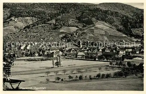 AK / Ansichtskarte Oberkirch_Baden Panorama Renchtal Oberkirch_Baden