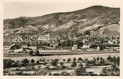 AK / Ansichtskarte Oberkirch_Baden Panorama Renchtal Schwarzwald Oberkirch_Baden