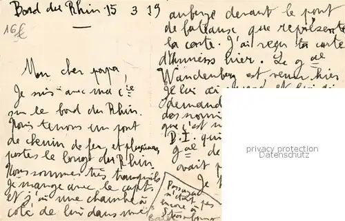 AK / Ansichtskarte Vieux_Brisach Pont avant la crue du 24 decembre 1918 Rhein Schiffsbruecke Muenster Vieux Brisach