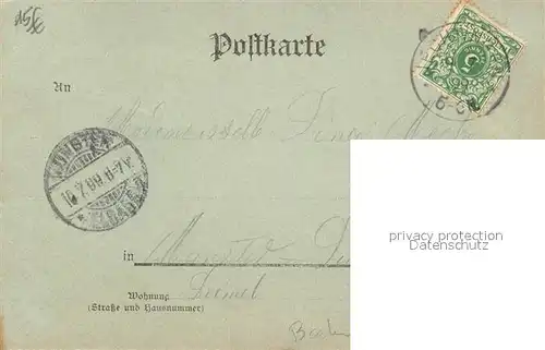 AK / Ansichtskarte Breisach_Rhein Altstadt mit Muenster im Mondschein Breisach Rhein