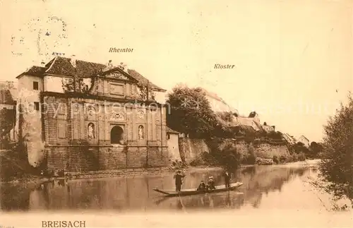 AK / Ansichtskarte Breisach_Rhein Rheintor und Kloster Breisach Rhein