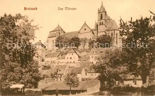 AK / Ansichtskarte Breisach_Rhein Altstadt mit Muenster Breisach Rhein