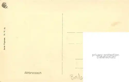 AK / Ansichtskarte Alt_Breisach_Rhein Altstadt mit Muenster 