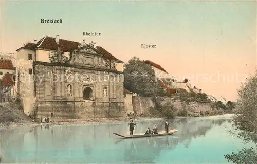AK / Ansichtskarte Breisach_Rhein Rheintor und Kloster Breisach Rhein