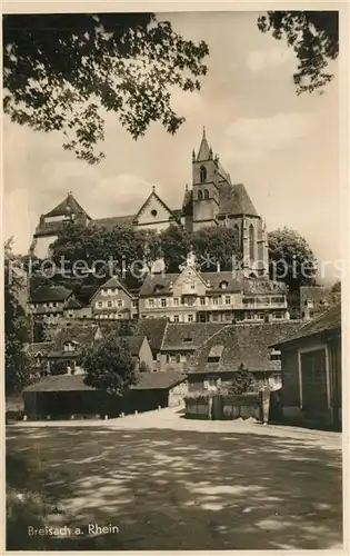 AK / Ansichtskarte Breisach_Rhein Altstadt mit Muenster Breisach Rhein