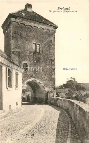 AK / Ansichtskarte Breisach_Rhein Buergerturm Hagenbach Eckartsberg Breisach Rhein