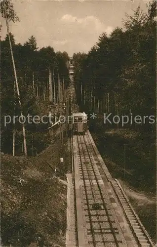 AK / Ansichtskarte Baden Baden Drahtseilbahn auf den Merkur Baden Baden