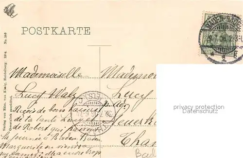 AK / Ansichtskarte Baden Baden Wintergarten im Konversationshaus Baden Baden