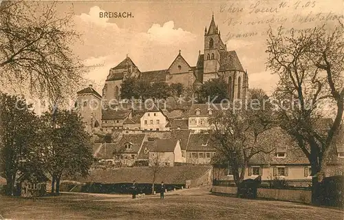 AK / Ansichtskarte Breisach_Rhein Altstadt mit Muenster Breisach Rhein