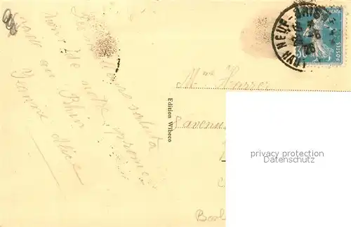 AK / Ansichtskarte Neuf Brisach Pont du Rhin vue vers Vieux Brisach Schiffsbruecke Muenster Neuf Brisach