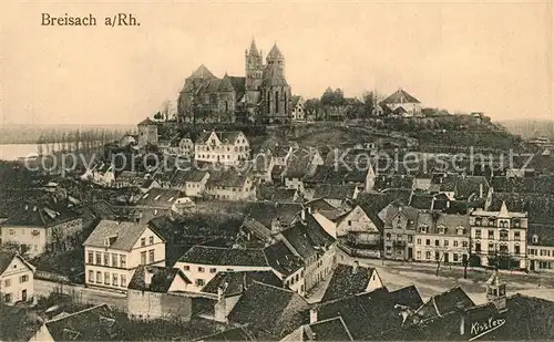 AK / Ansichtskarte Breisach_Rhein Altstadt mit Muenster Breisach Rhein