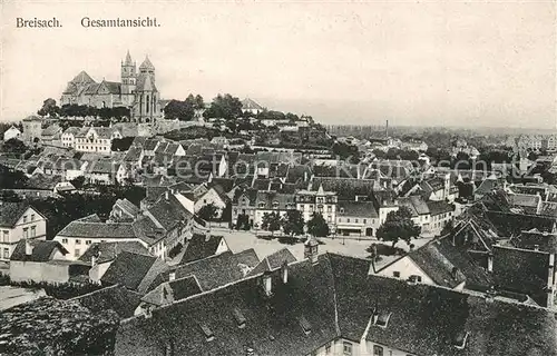 AK / Ansichtskarte Breisach_Rhein Gesamtansicht mit Blick zum Muenster Breisach Rhein