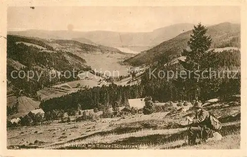 AK / Ansichtskarte Baerental_Feldberg Panorama Blick zum Titisee Baerental Feldberg