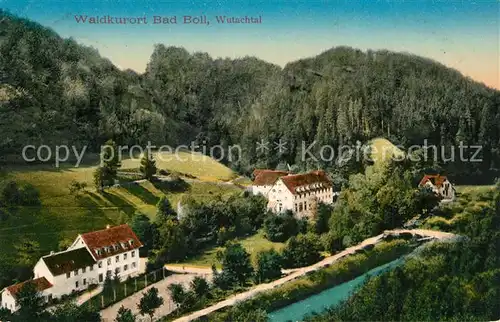 AK / Ansichtskarte Bad_Boll_Bonndorf Panorama Wutachtal Stempel geprueft 