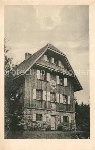 AK / Ansichtskarte Sand_Buehl Naturfreundehaus Badener Hoeh Sand_Buehl