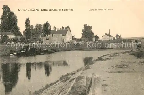 AK / Ansichtskarte Saint Jean de Losne Entree du Canal de Bourgogne Saint Jean de Losne