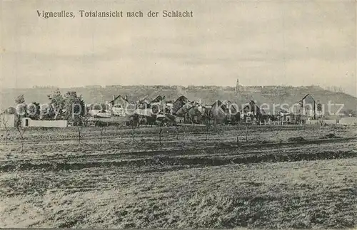 AK / Ansichtskarte Vigneulles Ansicht nach der Schlacht Vigneulles