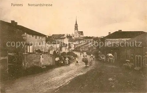 AK / Ansichtskarte Pannes_Meurthe et Moselle Nonsardstrasse Pannes_Meurthe et Moselle