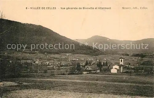 AK / Ansichtskarte Bionville_Allarmont Vallee de Celles Bionville_Allarmont