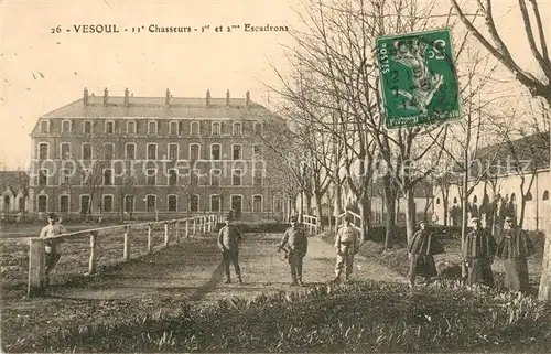 AK / Ansichtskarte Vesoul_Haute_Saone Chasseurs 1er et 2me Escadrons Vesoul_Haute_Saone