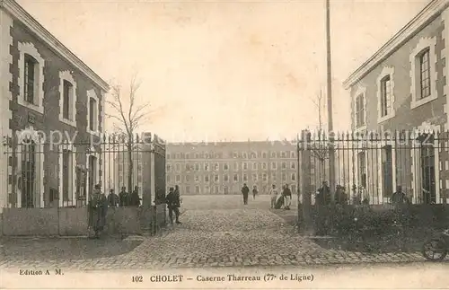 AK / Ansichtskarte Cholet Caserne Tharreau 77e de Ligne Cholet