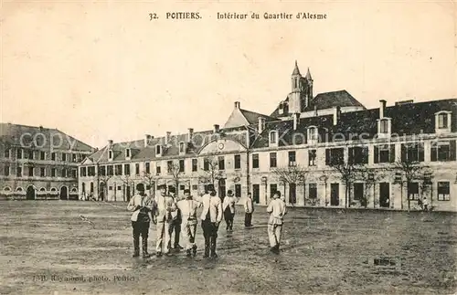 AK / Ansichtskarte Poitiers_Vienne Interieur du Quartier d Alesme Poitiers Vienne