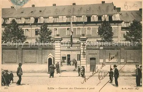 AK / Ansichtskarte Lille_Nord Caserne des Chasseurs a pied Lille_Nord