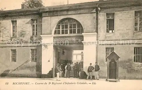 AK / Ansichtskarte Rochefort_Charente Maritime Caserne du St Regiment dInfanterie Coloniale Rochefort