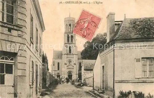 AK / Ansichtskarte Grezille Eglise Grezille