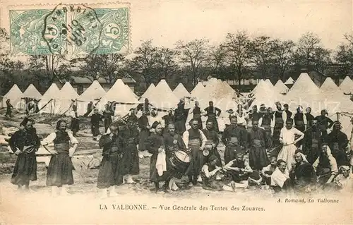 AK / Ansichtskarte La_Valbonne Vue generale des Tentes des Zouaves La_Valbonne