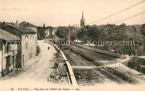 AK / Ansichtskarte Vittel Vue prise de lHotel des Vosges Vittel