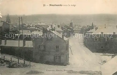 AK / Ansichtskarte Montmedy sous la neige Montmedy
