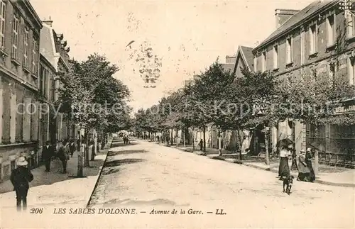 AK / Ansichtskarte Les_Sables d_Olonne Avenue de la Gare Les_Sables d_Olonne