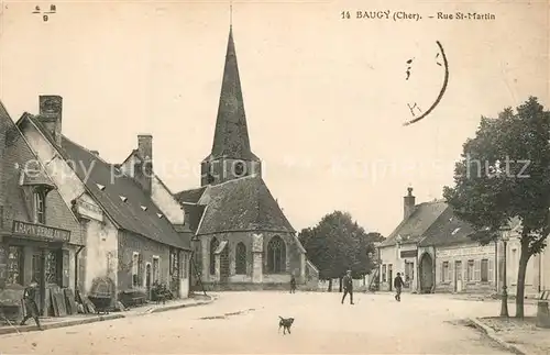 AK / Ansichtskarte Baugy_Cher Rue St Martin Baugy_Cher