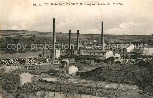 AK / Ansichtskarte La_Tour de Salvagny Usine de Poterie La_Tour de Salvagny