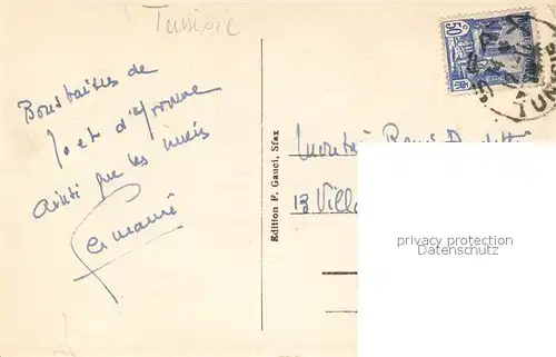 AK / Ansichtskarte Sfax Bab Diwan Sfax